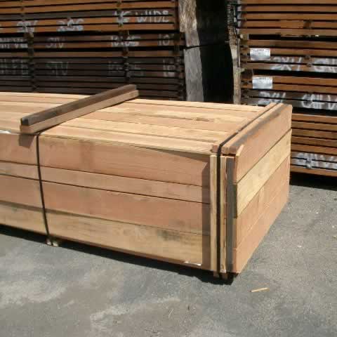 Redwood protected for shipment